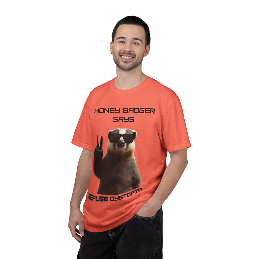 Honey Badger Refuse Dystopia T-Shirt