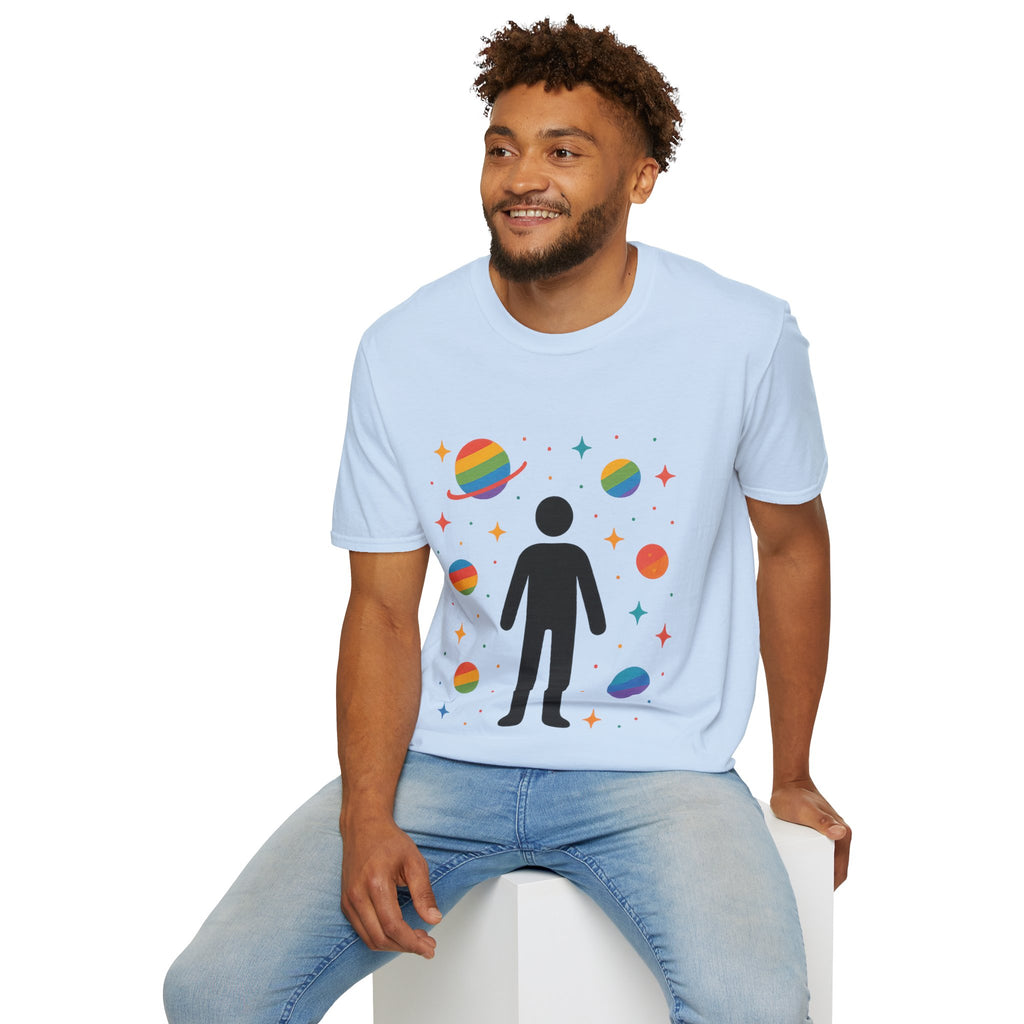 Cosmic Vibe Unisex T-Shirt - Space, Pride, Galaxy,