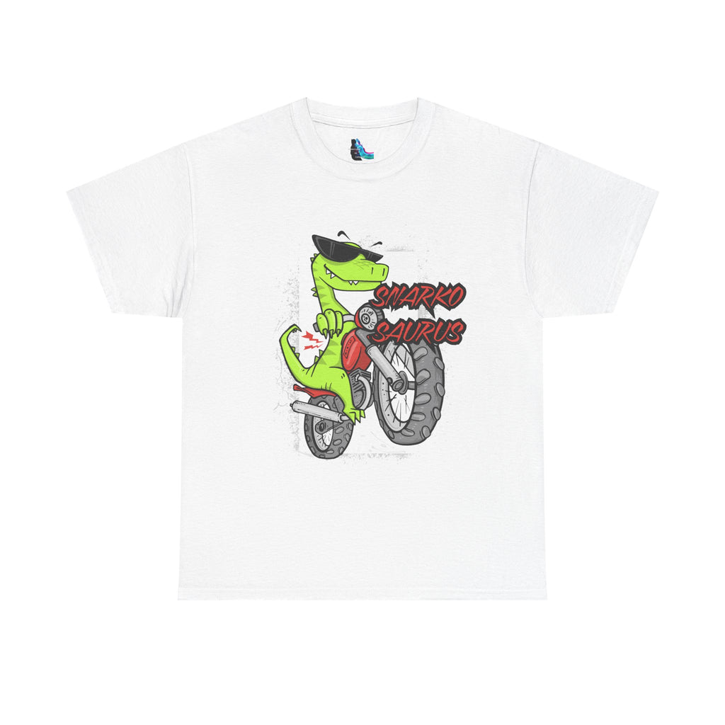 Snarkosaurus Cool Graphic Tee for Dinosaur Lovers | Unisex Heavy Cotton Tee