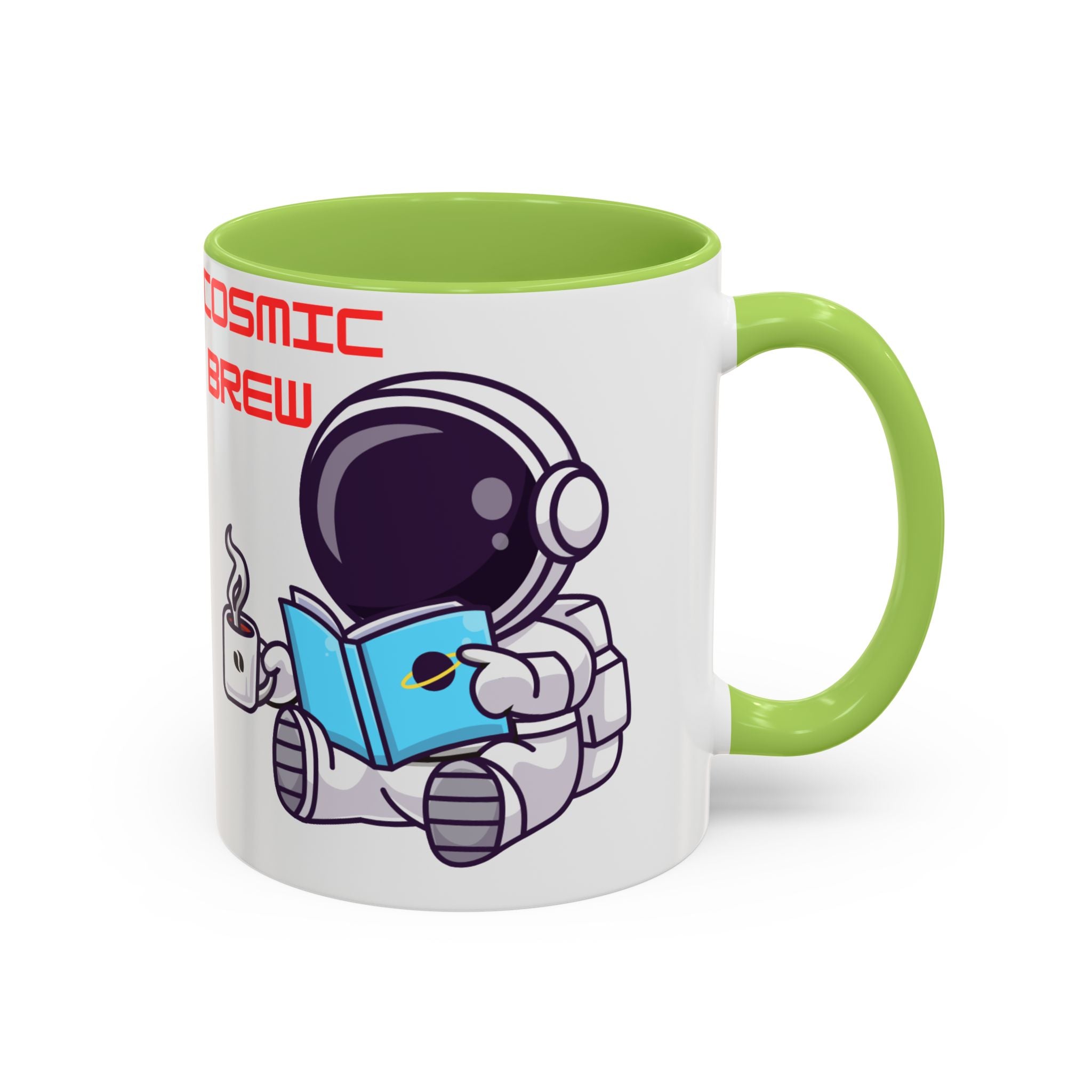 Cosmic Brew Astronaut Coffee Mug | Accent Ceramic Mug