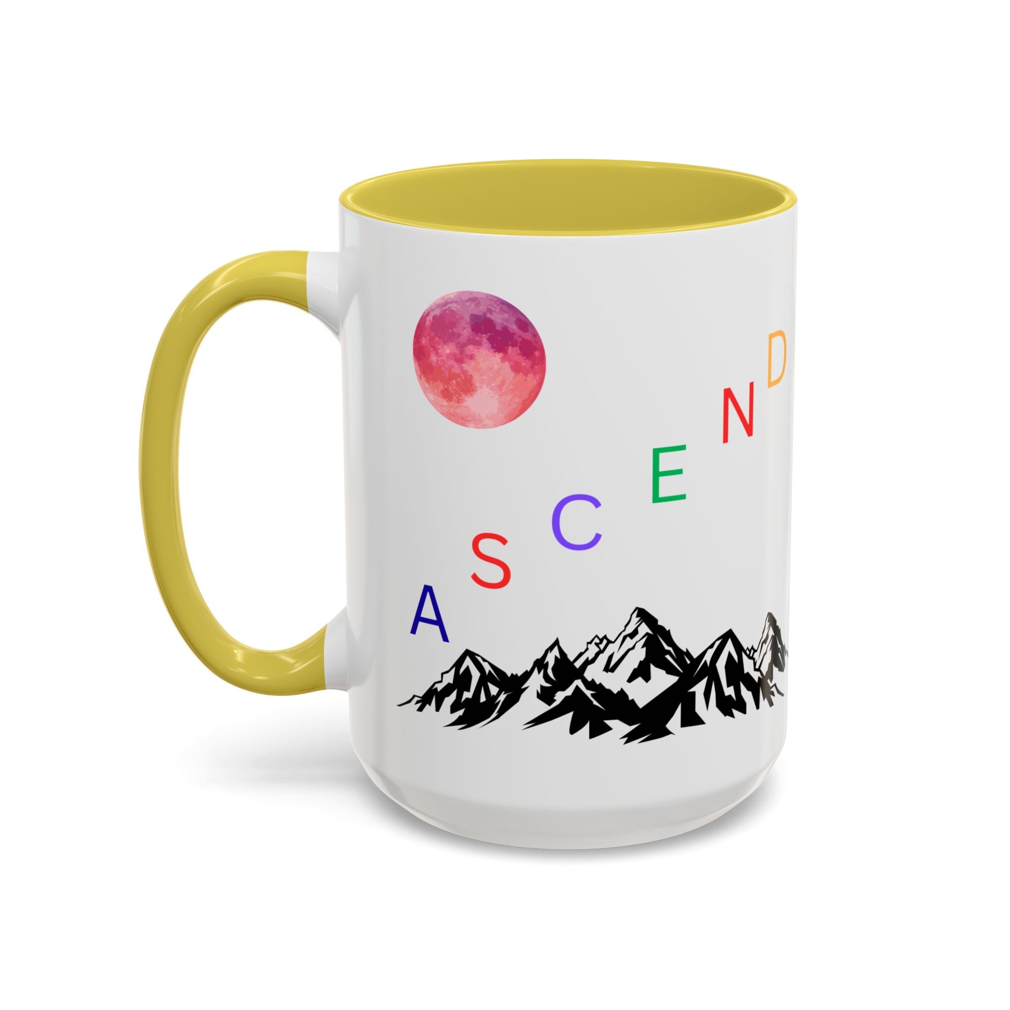Ascend the Mountain Moon Ceramic Mug