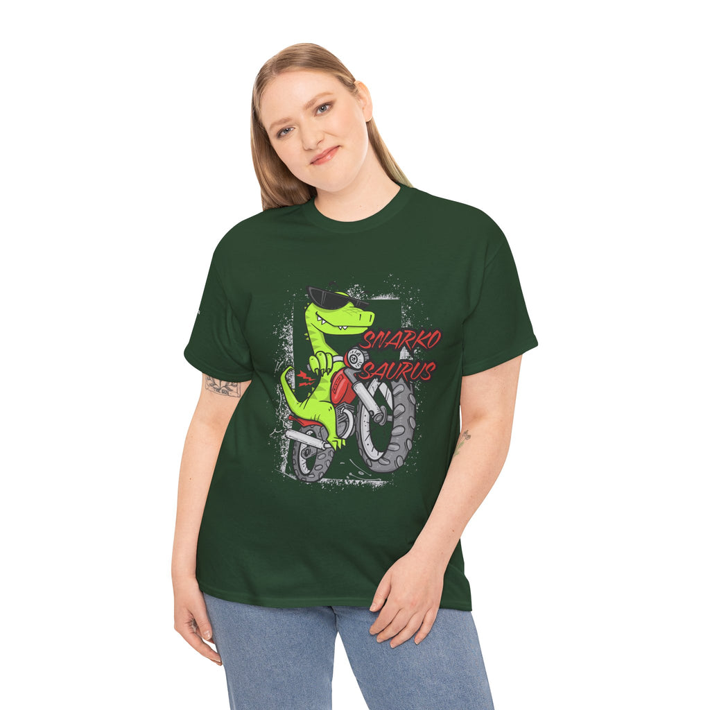 Snarkosaurus Cool Graphic Tee for Dinosaur Lovers | Unisex Heavy Cotton Tee