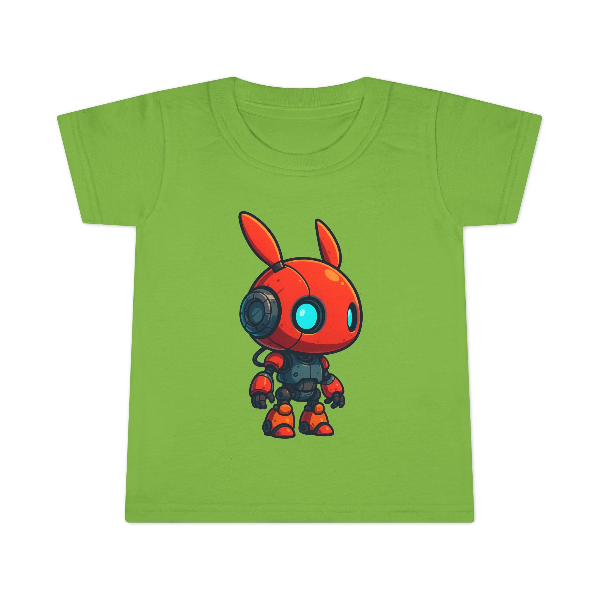 Happy RobotToddler T-shirt | Cute Sci-Fi Bunny Robot, Kids Tee