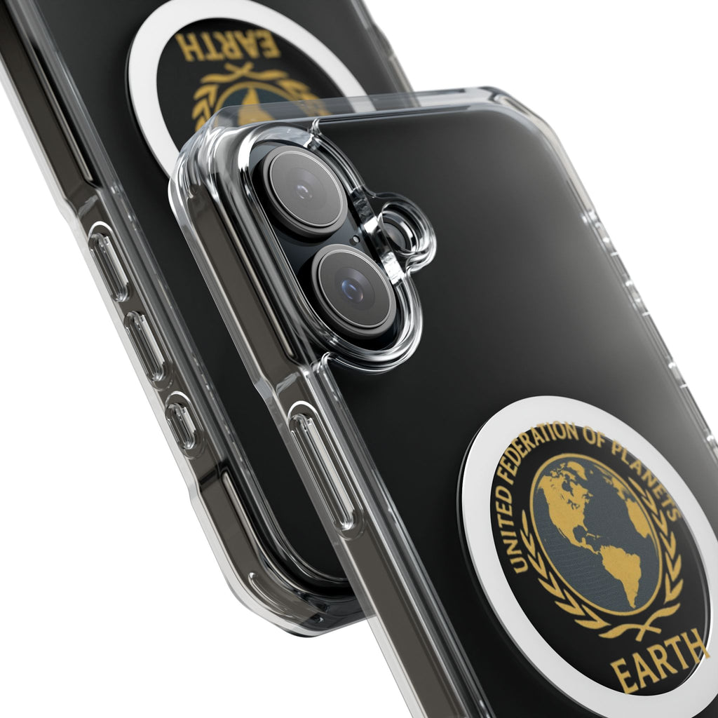 United Federation of Planets Earth Logo Magnetic Clear Case | Phone Case