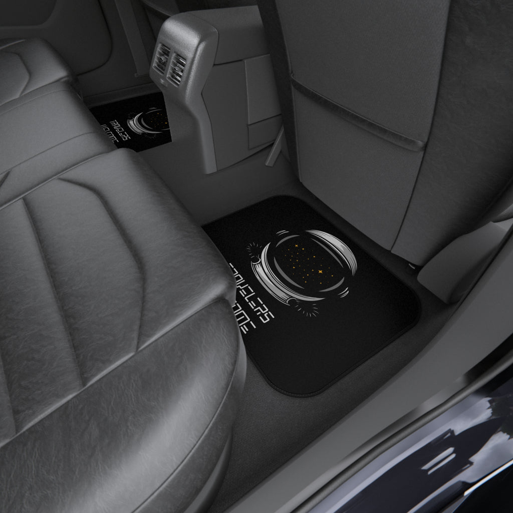 Car Mats Astronaut Helmet 'Travelers Welcome'  | Set of 4