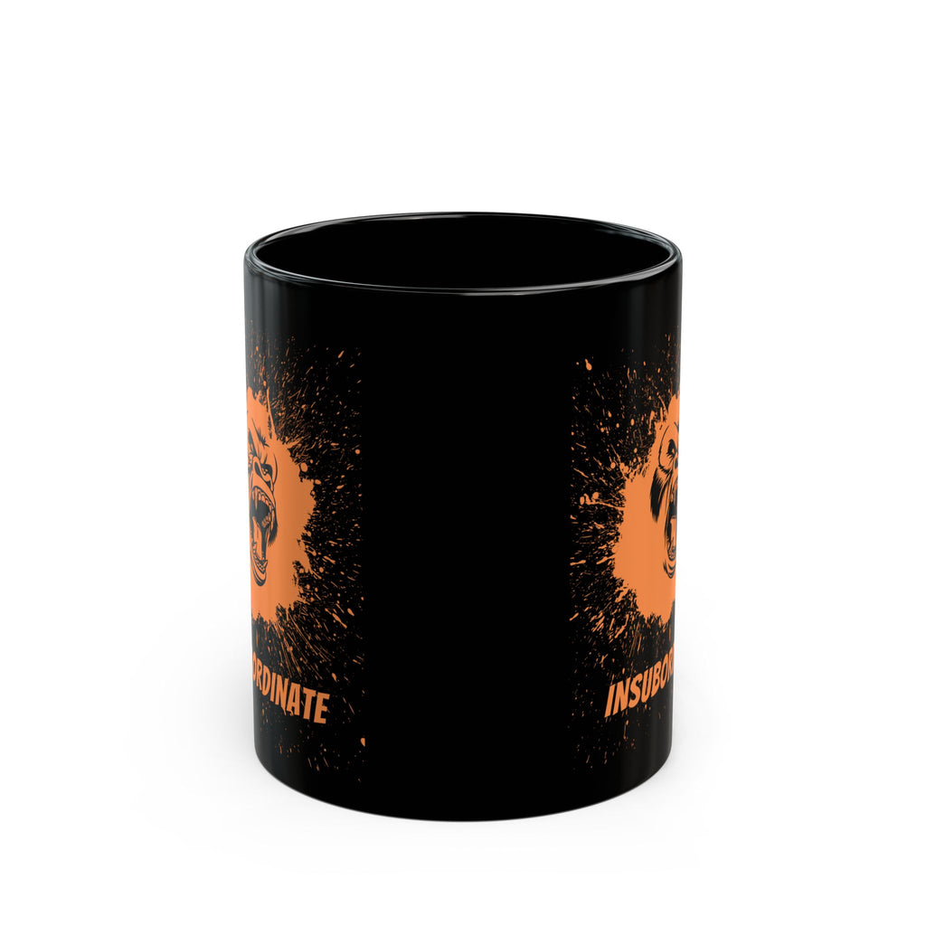 Insubordinate Black Mug,