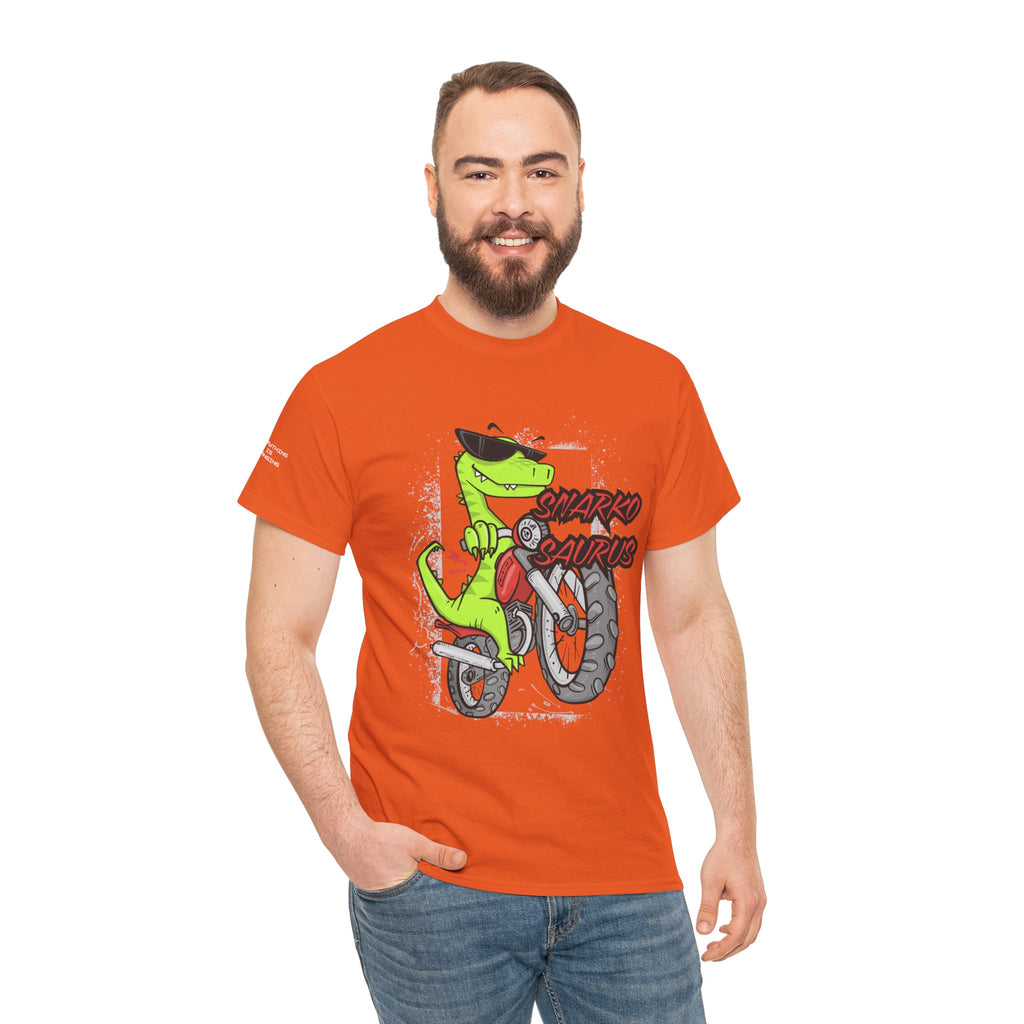 Snarkosaurus Cool Graphic Tee for Dinosaur Lovers | Unisex Heavy Cotton Tee