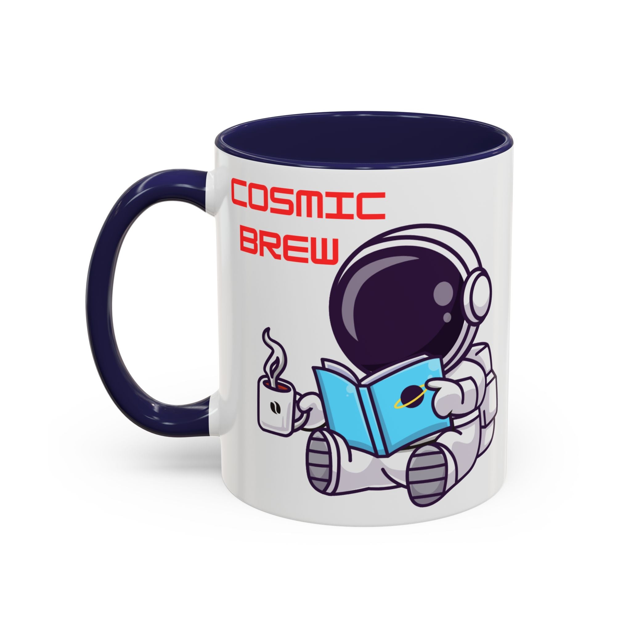 Cosmic Brew Astronaut Coffee Mug | Accent Ceramic Mug