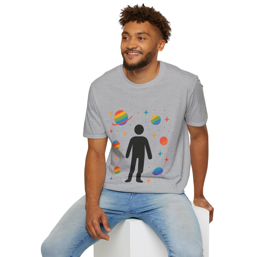 Cosmic Vibe Unisex T-Shirt - Space, Pride, Galaxy,