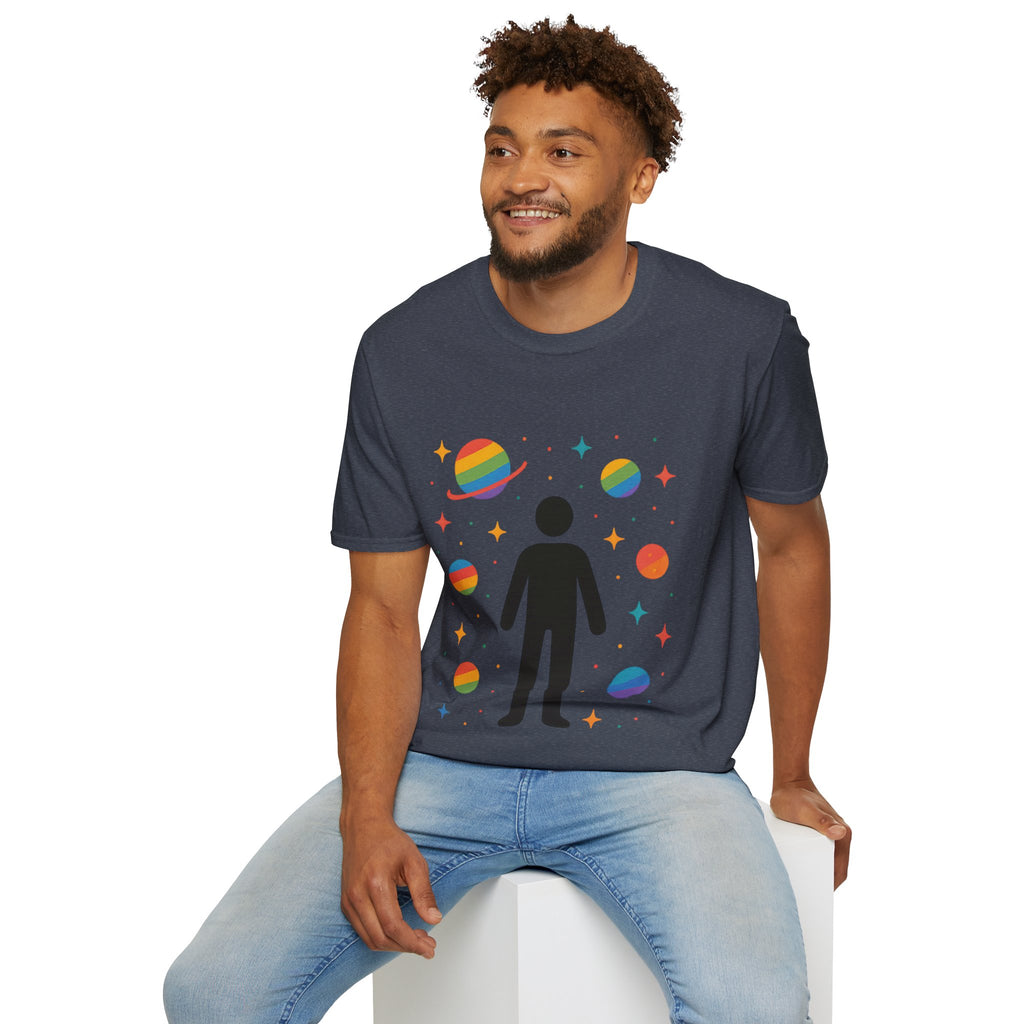 Cosmic Vibe Unisex T-Shirt - Space, Pride, Galaxy,