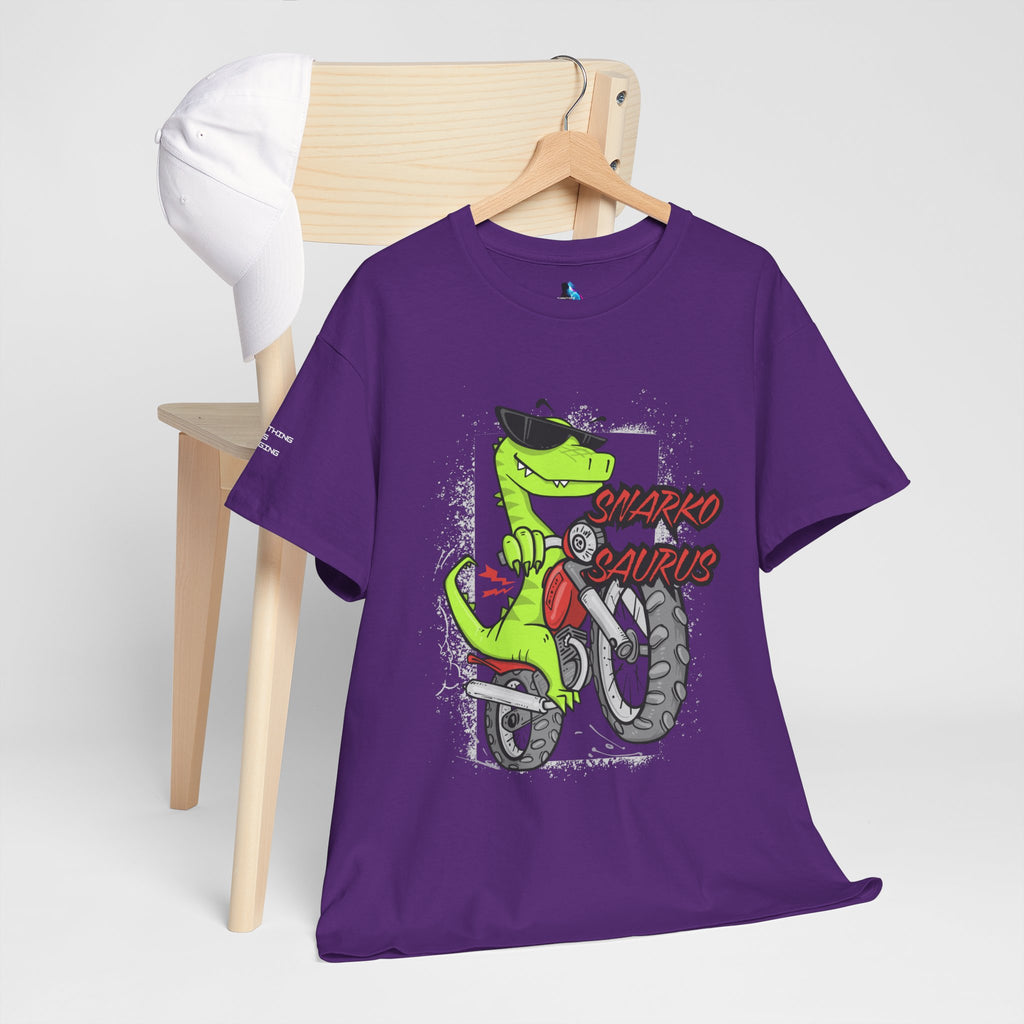 Snarkosaurus Cool Graphic Tee for Dinosaur Lovers | Unisex Heavy Cotton Tee