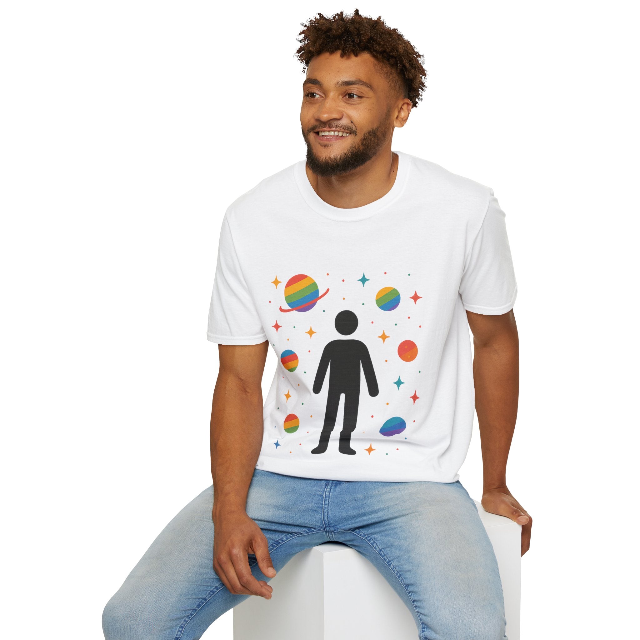 Cosmic Vibe Unisex T-Shirt - Space, Pride, Galaxy,