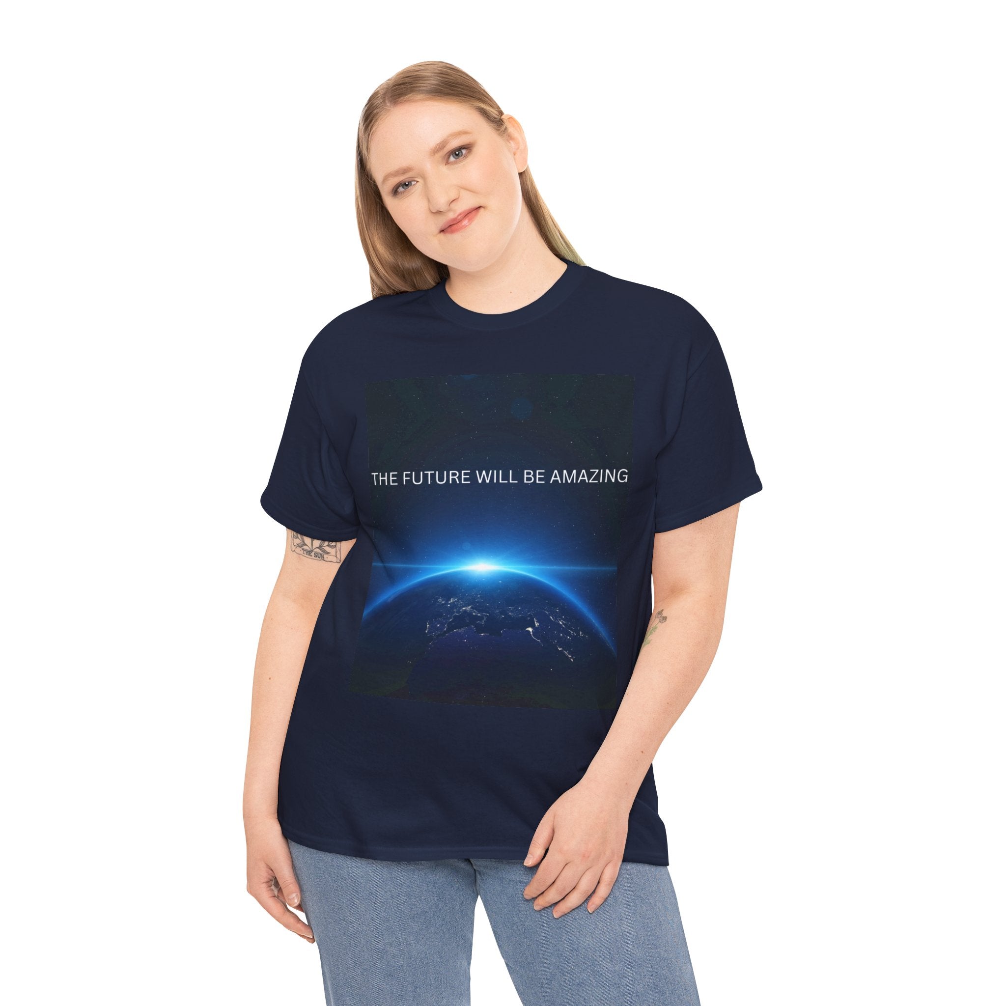 The Future Will Be Amazing Unisex Heavy Cotton Tee