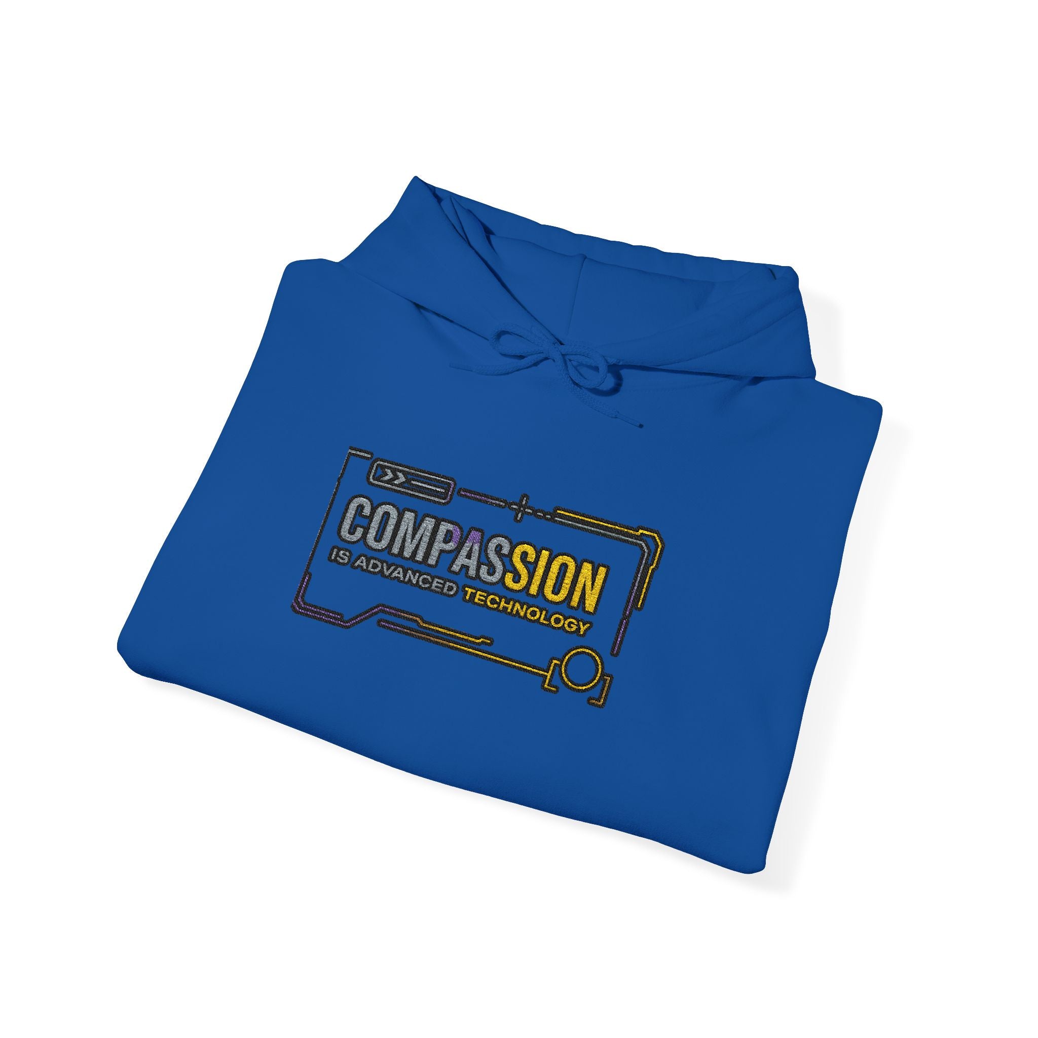Compassion is Advanced Technology Embroidered Hoodie